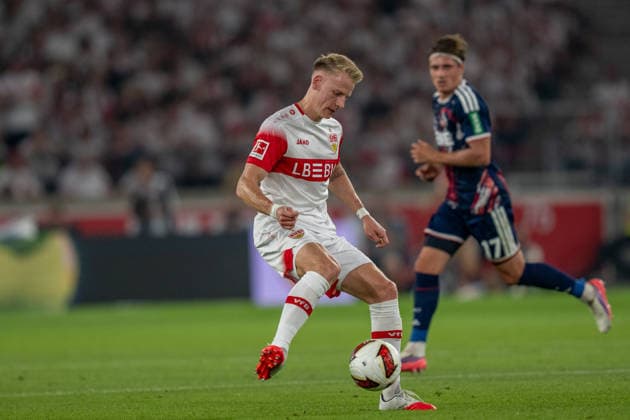 Chris Fuehrich (VfB Stuttgart, 10), VfB Stuttgart vs. 1. FC Koeln, Fussball, 1. Bundesliga, 02. Spieltag, 04.09.2026 DFB regulations prohibit any use of photographs as image sequences and or quasi-video Stuttgart Baden-Wuerttemberg Deutschland *** Chris Fuehrich, VfB Stuttgart, 10, VfB Stuttgart vs. 1. FC Köln, soccer, Bundesliga 1, Matchday 2, September 4, 2026. DFB regulations prohibit any use of photographs as image sequences and or quasi-video. Stuttgart, Baden-Württemberg, Germany Copyright: xkolbert-press PhilipxZieglerx