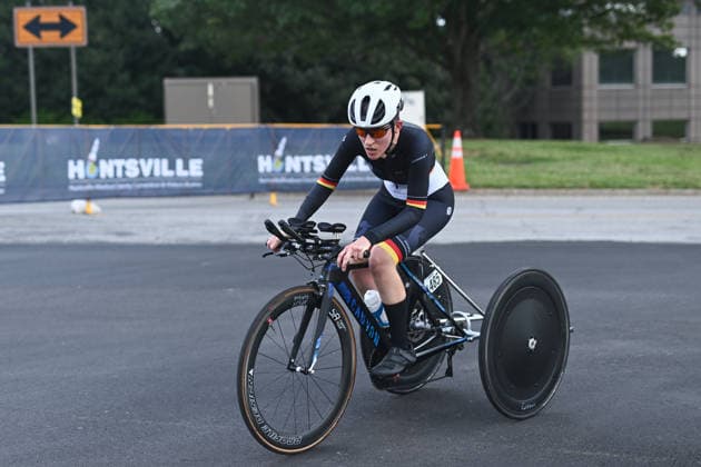 2026 UCI Para-cycling Road World Championships Picture by Mathew Wells SWpix.com - 04 09 2026 - Cycling - 2026 UCI Para-cycling Road World Championships - Huntsville, Alabama, United States of America - Women T2 Individual Time Trial (ITT) - Jana Majunke (Germany) Huntsville Cummings Research Park United States of America Copyright: x xSWpix.comx(t axPhotographyxHubxLtd)xMathewxWells SWpix.comx SWP-3030-22177