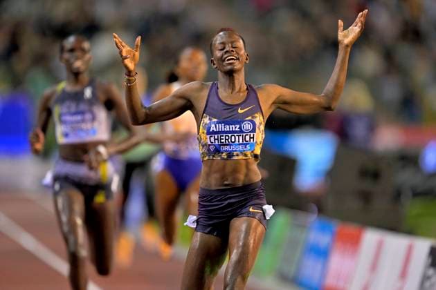 Memorial Van Damme 2025 - Wanda Diamond League - day 1 BRUSSELS, BELGIUM - SEPTEMBER 04 : CHEROTICH Faith KEN 3000m steeplechase during day 1 of the 50th edition of the 2026 IAAF Wanda Diamond League Allianz Memorial Van Damme athletics meeting in the King Baudouin Stadium in on September 4, 2026 in Brussels, Belgium, 04 09 2026 Brussels Belgium  Copyright: xSesx