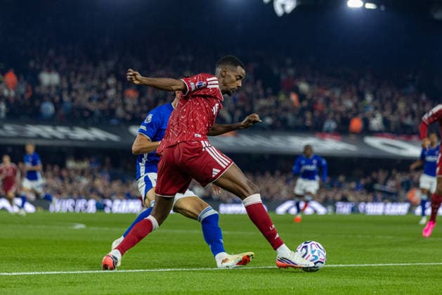 Football - FA Premier League - Ipswich Town v Liverpool FC IPSWICH, ENGLAND - Friday, September 4, 2026: Liverpool s Alexander Isak during the FA Premier League match between Ipswich Town FC and Liverpool FC at Portman Road. (Photo by David Rawcliffe Propaganda) IPSWICH Portman Road SUFFOLK ENGLAND  Copyright: xDavidxRawcliffex P2026-09-04-Ipswich_Liverpool-78