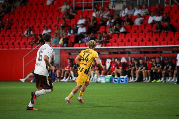 during the match between FC Ingolstadt 04 and Alemannia Aachen on September 4, 2026, DFB regulations prohibit any use of photographs as image sequences and or quasi-video. GER, Soccer, 3rd Division, Matchday 4, FC Ingolstadt 04 vs. Alemannia Aachen, September 4, 2026, Audi Sportpark Ingolstadt Copyright: xEibner-Pressefoto OliverxSTRISCHx EP-OSH