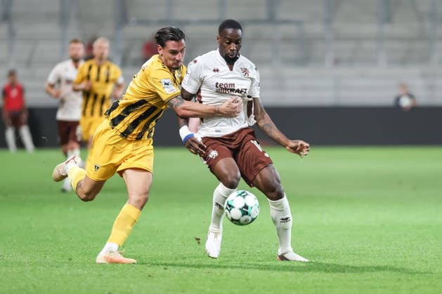 3rd Division FC Ingolstadt 04 Alemannia Aachen Joseph Ganda 16, FCI Tackle Battle for the ball Petros Bagalianis 2 AA 3rd Division FC Ingolstadt 04 2026–2027 Season Alemannia Aachen