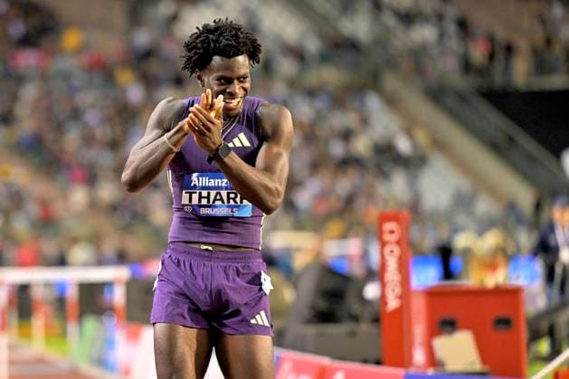 Memorial Van Damme 2025 - Wanda Diamond League - day 1 BRUSSELS, BELGIUM - SEPTEMBER 04 : THARP Ja Kobe USA during day 1 of the 50th edition of the 2026 IAAF Wanda Diamond League Allianz Memorial Van Damme athletics meeting in the King Baudouin Stadium in on September 4, 2026 in Brussels, Belgium, 04 09 2026 Brussels Belgium  Copyright: xSesx