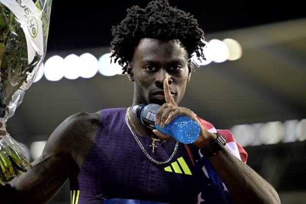 Memorial Van Damme 2025 - Wanda Diamond League - day 1 BRUSSELS, BELGIUM - SEPTEMBER 04 : THARP Ja Kobe USA during day 1 of the 50th edition of the 2026 IAAF Wanda Diamond League Allianz Memorial Van Damme athletics meeting in the King Baudouin Stadium in on September 4, 2026 in Brussels, Belgium, 04 09 2026 Brussels Belgium  Copyright: xSesx