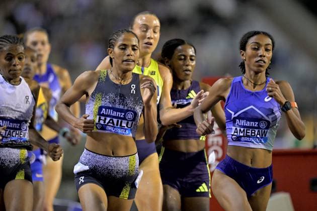 Memorial Van Damme 2025 - Wanda Diamond League - day 1 BRUSSELS, BELGIUM - SEPTEMBER 04 : HAILU Freweyni ETH during day 1 of the 50th edition of the 2026 IAAF Wanda Diamond League Allianz Memorial Van Damme athletics meeting in the King Baudouin Stadium in on September 4, 2026 in Brussels, Belgium, 04 09 2026 Brussels Belgium  Copyright: xSesx