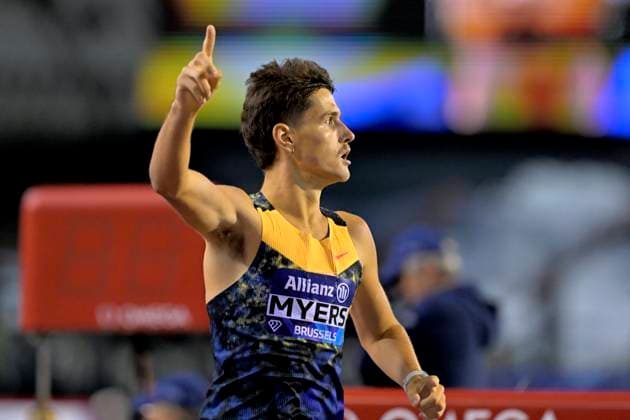 Memorial Van Damme 2025 - Wanda Diamond League - day 1 BRUSSELS, BELGIUM - SEPTEMBER 04 : MYERS Cameron AUS during day 1 of the 50th edition of the 2026 IAAF Wanda Diamond League Allianz Memorial Van Damme athletics meeting in the King Baudouin Stadium in on September 4, 2026 in Brussels, Belgium, 04 09 2026 Brussels Belgium  Copyright: xSesx