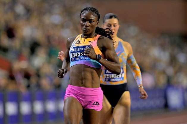 Memorial Van Damme 2025 - Wanda Diamond League - day 1 BRUSSELS, BELGIUM - SEPTEMBER 04 : ALFRED Julien LCA during day 1 of the 50th edition of the 2026 IAAF Wanda Diamond League Allianz Memorial Van Damme athletics meeting in the King Baudouin Stadium in on September 4, 2026 in Brussels, Belgium, 04 09 2026 Brussels Belgium  Copyright: xSesx