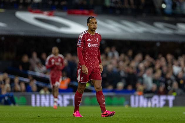 Football - FA Premier League - Ipswich Town v Liverpool FC IPSWICH, ENGLAND - Friday, September 4, 2026: Liverpool s captain Virgil van Dijk during the FA Premier League match between Ipswich Town FC and Liverpool FC at Portman Road. (Photo by David Rawcliffe Propaganda) IPSWICH Portman Road SUFFOLK ENGLAND  Copyright: xDavidxRawcliffex P2026-09-04-Ipswich_Liverpool-105
