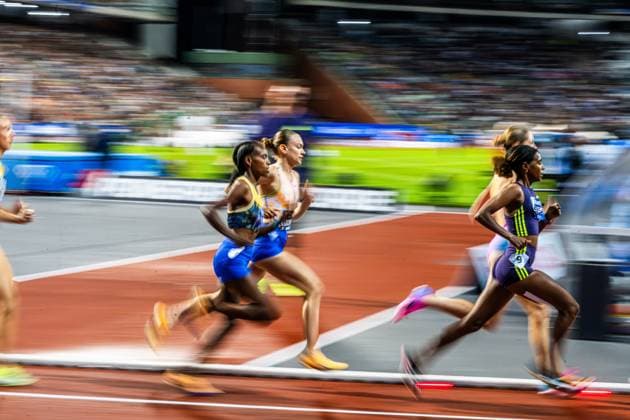 Belgian Jana Van Lent pictured in action during the women s 5000m race, at the 50th edition of the Memorial Van Damme Diamond League athletics event in Brussels, Friday 4 September 2026. EMILExWINDAL  x185265866x