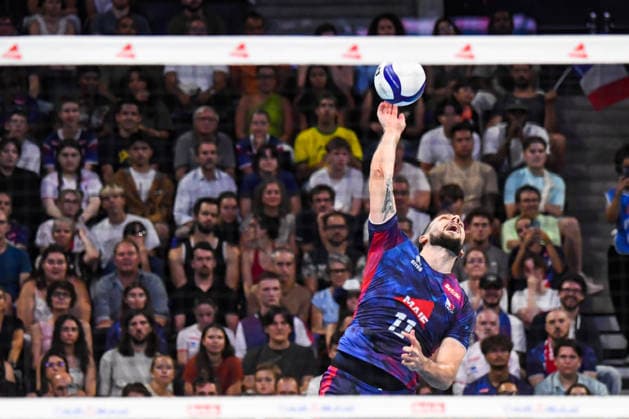 VOLLEYBALL : France vs Bresil - Match amical - 04 09 2026 Antoine Brizard (France) ParisFrance  Copyright: xBaptistexAutissierx