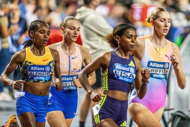Belgium s Jana van Lent pictured during the 50th edition of the Memorial Van Damme Diamond League athletics event in Brussels, Friday 4 September 2026. EMILExWINDAL  x185268370x