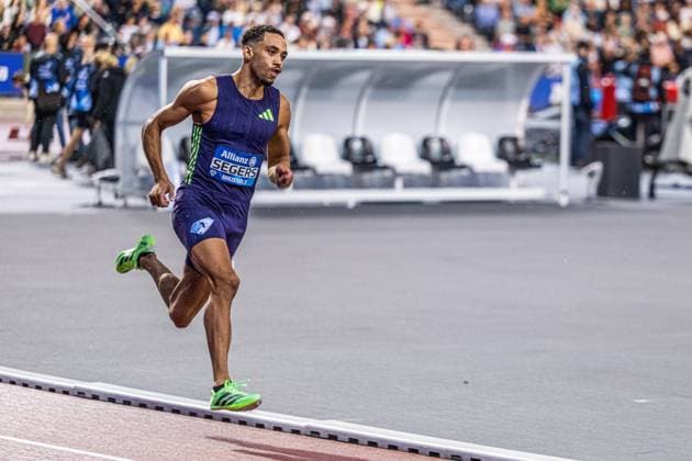 Belgium s Daniel Segers pictured in action during the 50th edition of the Memorial Van Damme Diamond League athletics event in Brussels, Friday 4 September 2026. EMILExWINDAL  x185268858x