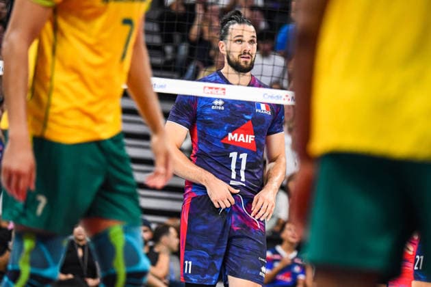 VOLLEYBALL : France vs Bresil - Match amical - 04 09 2026 Antoine Brizard (France) ParisFrance  Copyright: xBaptistexAutissierx