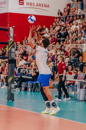 GER, Volleyball, European Championship warm-up match, friendly match, Germany vs. the Netherlands, September 4, 2026, Set by the Netherlands, Photo: HMB Media, Etienne Schlick Copyright: HMBxMedia EtiennexSchlick
