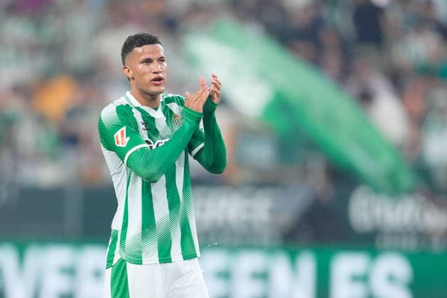September 4, 2026, Sevilla, Sevilla, Spain: Nelson Deossa of Real Betis Balompie celebrates the victory during the Spanish league, LaLiga EA Sports, football match played between Real Betis and Real Madrid at La Cartuja stadium on September 4, 2026, in Sevilla, Spain. Sevilla Spain - ZUMAa181 20260904_zaa_a181_165 Copyright: xJoaquinxCorcherox