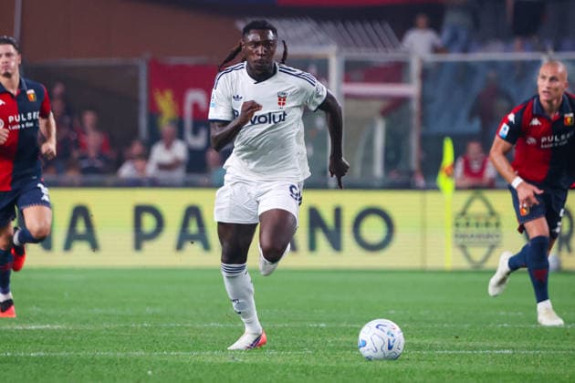SOCCER - Serie A - Genoa CFC vs. Como 1907 Photo by IPA ABACAPRESS.COM88121033 - Serie A, Day 3, Genoa, Ferraris Stadium, Genoa vs. Como; pictured: Moise Kean (Como) Genoa Italy  Copyright: xIPAxSport ABACAx