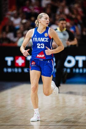 FIBA Women’s Basketball World Cup 2026: Hungary vs. France, September 4, 2026; Marine Johannes (France), 23; Basketball; FIBA Women’s Basketball World Cup 2026; Group Stage; Group B; Matchday 1: Hungary vs. France on September 4, 2026, at the Uber Arena, Berlin Copyright: xBEAUTIFULxSPORTS Tonhäuserx