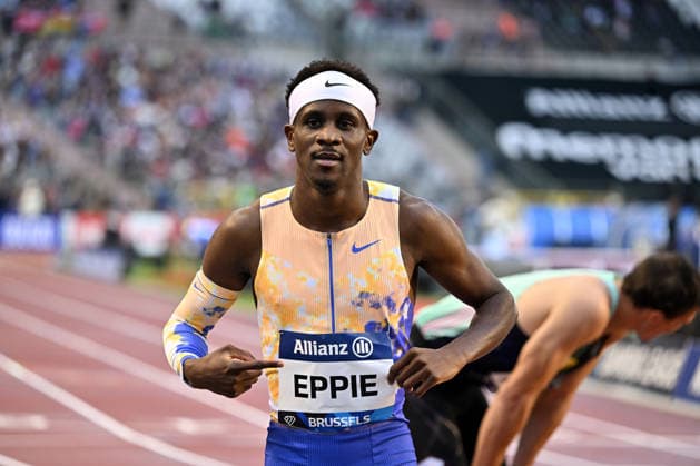 50th Memorial Van Damme Diamond League BRUSSELS, BELGIUM - SEPTEMBER 04: Motswana sprinter Lee Eppie celebrates after winning the men s 400-meter during the 50th Memorial Van Damme athletics event at the King Baudouin Stadium in Brussels, Belgium, on September 04, 2026. Dursun Aydemir Anadolu Brussels Belgium. Editorial use only. Please get in touch for any other usage.  Copyright: x2026xAnadoluxDursunxAydemirx
