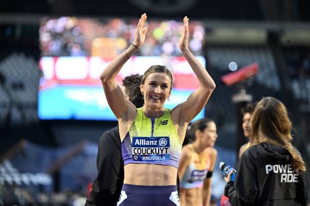 50th Memorial Van Damme Diamond League BRUSSELS, BELGIUM - SEPTEMBER 04: Belgian hurdler Paulien Couckuyt celebrates after winning the women s 400-meter hurdles during the 50th Memorial Van Damme athletics event at the King Baudouin Stadium in Brussels, Belgium, on September 04, 2026. Dursun Aydemir Anadolu Brussels Belgium. Editorial use only. Please get in touch for any other usage.  Copyright: x2026xAnadoluxDursunxAydemirx