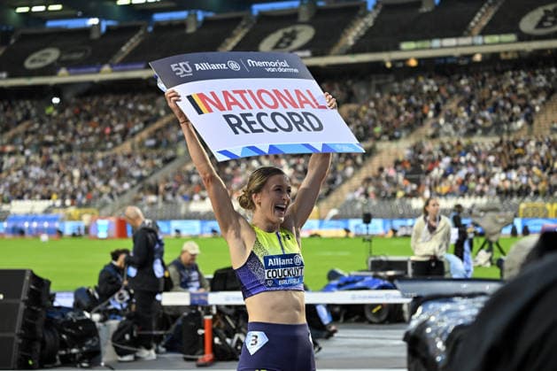 50th Memorial Van Damme Diamond League BRUSSELS, BELGIUM - SEPTEMBER 04: Belgian hurdler Paulien Couckuyt celebrates after winning the women s 400-meter hurdles during the 50th Memorial Van Damme athletics event at the King Baudouin Stadium in Brussels, Belgium, on September 04, 2026. Dursun Aydemir Anadolu Brussels Belgium. Editorial use only. Please get in touch for any other usage.  Copyright: x2026xAnadoluxDursunxAydemirx