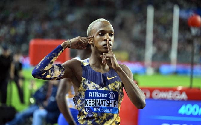 50th Memorial Van Damme Diamond League BRUSSELS, BELGIUM - SEPTEMBER 04: Botswanais athlete Coilen Kabinatshipi celebrates after winning the men s 400-meter during the 50th Memorial Van Damme athletics event at the King Baudouin Stadium in Brussels, Belgium, on September 04, 2026. Dursun Aydemir Anadolu Brussels Belgium. Editorial use only. Please get in touch for any other usage.  Copyright: x2026xAnadoluxDursunxAydemirx