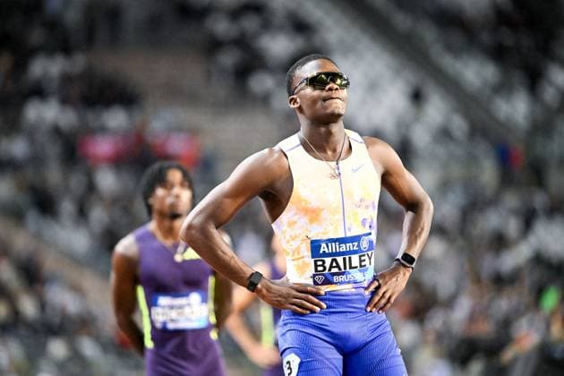 United States s Chris Bailey pictured before the 400m men at the 50th edition of the Memorial Van Damme Diamond League athletics event in Brussels, Friday 4 September 2026. ELIASxROM  x185284259x