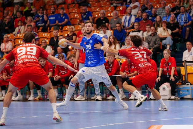 Handball Bundesliga 2, Matchday 2: Dessau Roßlauer HV 06 vs. Die Eulen Ludwigshafen, Yannick Danneberg, Dessau Roßlauer HV 06, 26 on September 4, 2026, at the Anhalt Arena, Dessau-Roßlau, Saxony-Anhalt; Dessau-Roßlau, Anhalt Arena, Saxony-Anhalt, Germany