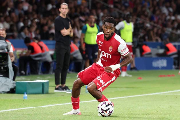 FOOTBALL : Paris Saint Germain Vs AS Monaco - Ligue 1 - 04 09 2026 Stanis Idumbo (AS Monaco) ParisFrance  Copyright: xMichaelxBaucherx