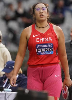 Brussel, Leichtathletik, athletics, Wanda Diamond League Final Brussels 2026 Allianz Memorial van Damme 04-05.09.2026, Boudewijnstadion, Brussel, Discus throw, Bin Feng , China *** Brussels, Track and Field, Athletics, Wanda Diamond League Final Brussels 2026 Allianz Memorial van Damme May 4, 5, and 9, 2026, Boudewijn Stadium, Brussels, Discus throw, Bin Feng, China