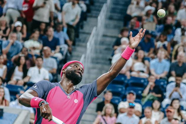 US Open tennis tournament - Day 6 Frances Tiafoe of the USA in action against Valentin Vacherot of Monaco during the Men™s Singles third round of the US Open Tennis Championship in Flushing Meadows, New York, USA, 04 September 2026. FLUSHING MEADOWS NEW YORK United States  Copyright: xOLGAxFEDOROVAx