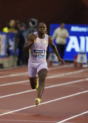 Brussel, Leichtathletik, athletics, Wanda Diamond League Final Brussels 2026 Allianz Memorial van Damme 04-05.09.2026, Boudewijnstadion, Brussel, 100m men, oblique seville, jamaika, jamaica, jam *** Brussels, Track and Field, Athletics, Wanda Diamond League Final Brussels 2026 Allianz Memorial van Damme May 4, 5, and 9, 2026, Boudewijn Stadium, Brussels, Men s 100m, Oblique Seville, Jamaica, Jamaica, Jam