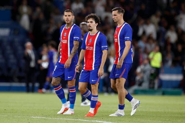 September 4, 2026, Paris, Paris, France: Lucas HERNANDEZ of Paris Saint Germain, VITINHA of Paris Saint Germain and Khvicha KVARATSKHELIA of Paris Saint Germain in during League 1 McDonald s, Day 03 match between PSG and AS MONACO at Parc Des Princes stadium - on September 04 2026. Paris - France Soccer 2026, League 1 McDonaldÃ¢â‚¬â ¢S PSG 1:2 AS MONACO  - ZUMAb253 20260904_zsp_b253_096 Copyright: xLoicxBaratouxx