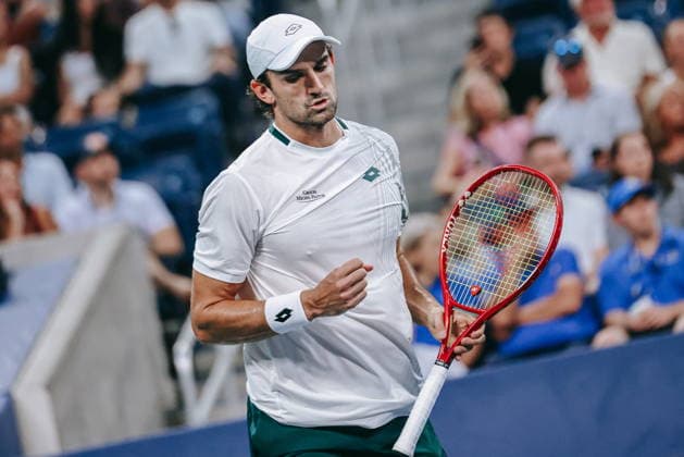 US Open tennis tournament - Day 6 Valentin Vacherot of Monaco reacts in a match against Frances Tiafoe of the USA during the Men™s Singles third round of the US Open Tennis Championship in Flushing Meadows, New York, USA, 04 September 2026. FLUSHING MEADOWS NEW YORK United States  Copyright: xOLGAxFEDOROVAx