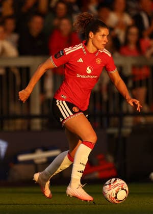 London City Lionesses gegen Manchester United, 4. September 2026, London Women’s Super League, London City Lionesses gegen Manchester United, Dominique Janssen von Manchester United, Foto: Jacques Feeney, Abseits, London, Großbritannien  Copyright: xJacquesxFeeneyx xOffsidexOffside