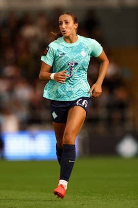 London City Lionesses gegen Manchester United, 4. September 2026, London Women’s Super League, London City Lionesses gegen Manchester United, Rosa Kafaji von den London City Lionesses, Foto: Jacques Feeney, Offside, London, Großbritannien  Copyright: xJacquesxFeeneyx xOffsidexOffside