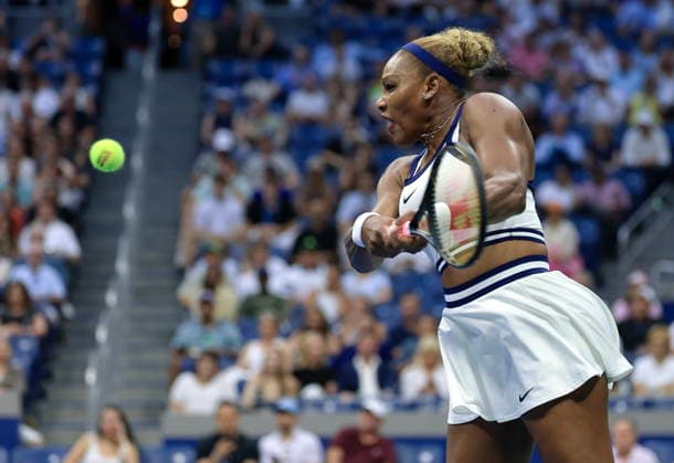 US Open tennis tournament - Day 6 Serena Williams of the USA in action during the Women s Doubles first round match against Hao-Ching Chan of Taiwan and Maya Joint of Australia at Arthur Ashe Stadium in the USTA Billie Jean King National Tennis Center in Flushing Meadows, New York, USA, 04 September 2026. The 2026 US Open tournament runs from 23 August through 13 September. FLUSHING MEADOWS NEW YORK United States  Copyright: xCRISTOBALxHERRERA-ULASHKEVICHx