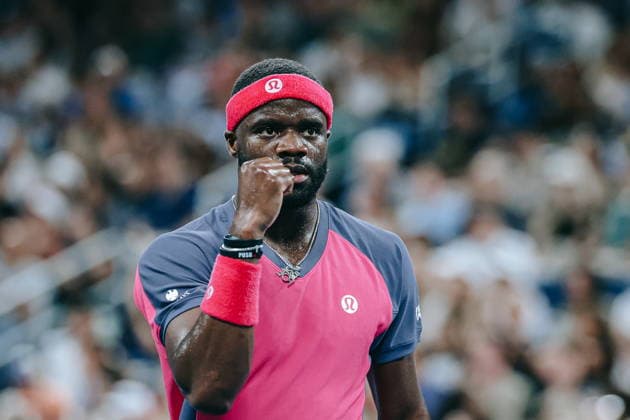 US Open tennis tournament - Day 6 Frances Tiafoe of the USA reacts in the match against Valentin Vacherot of Monaco during the Men™s Singles third round of the US Open Tennis Championship in Flushing Meadows, New York, USA, 04 September 2026. FLUSHING MEADOWS NEW YORK United States  Copyright: xOLGAxFEDOROVAx