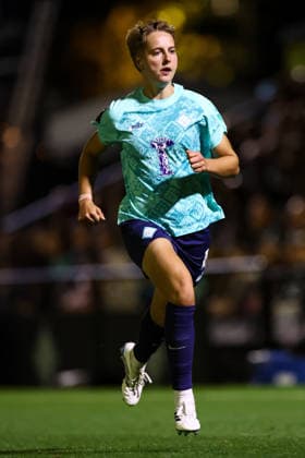 London City Lionesses gegen Manchester United, 4. September 2026, London Women’s Super League, London City Lionesses gegen Manchester United, Isa Kardinaal von den London City Lionesses, Foto: Jacques Feeney, Abseits, London, Großbritannien  Copyright: xJacquesxFeeneyx xOffsidexOffside