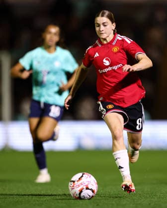 London City Lionesses gegen Manchester United, 4. September 2026, London Women’s Super League – London City Lionesses gegen Manchester United – Jess Park von Manchester United – Foto: Jacques Feeney – Abseits – London, Großbritannien  Copyright: xJacquesxFeeneyx xOffsidexOffside