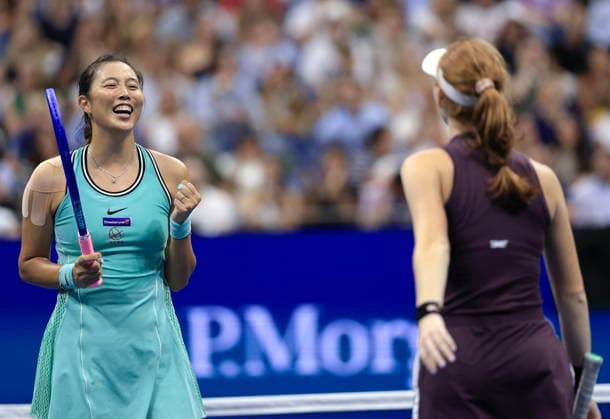 US Open tennis tournament - Day 6 Hao-Ching Chan (L) of Taiwan celebrates her team s victory with teammate Maya Joint (R) of Australia during their Women s Doubles first round match against Serena Williams and Venus Williams of the USA at Arthur Ashe Stadium in the USTA Billie Jean King National Tennis Center in Flushing Meadows, New York, USA, 04 September 2026. The 2026 US Open tournament runs from 23 August through 13 September. FLUSHING MEADOWS NEW YORK United States  Copyright: xCRISTOBALxHERRERA-ULASHKEVICHx