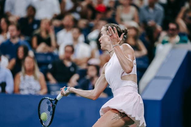 US Open tennis tournament - Day 6 Elina Svitolina of Ukraine in action against Anna Kalinskaya of Russia during the Women™s Singles third round of the US Open Tennis Championship in Flushing Meadows, New York, USA, 04 September 2026. FLUSHING MEADOWS NEW YORK United States  Copyright: xOLGAxFEDOROVAx
