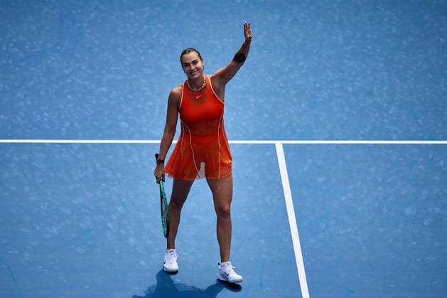 September 4, 2026, New York, New York, United States of America: Aryna Sabalenka celebrates the win of the match during the 2026 US Open - Tennis Championships Tennis 2026: US Open - Tennis Championships: 3rd RD: SABALENKA 6:3 6:4 RAKHIMOVA  - ZUMAs343 20260904_zsp_s343_052 Copyright: xMathiasxSchulzx