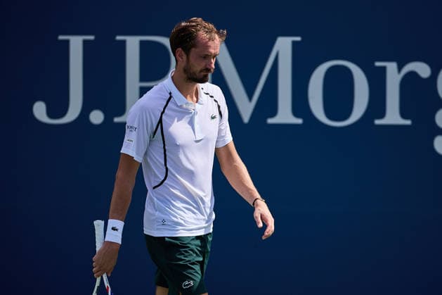 September 4, 2026, New York, New York, United States of America: Daniil Medvedev is walking over the court during the 2026 US Open - Tennis Championships Tennis 2026: US Open - Tennis Championships: 3rd RD: MEDVEDEV 6:4 6:4 6:4 RINDERKNECH  - ZUMAs343 20260904_zsp_s343_075 Copyright: xMathiasxSchulzx