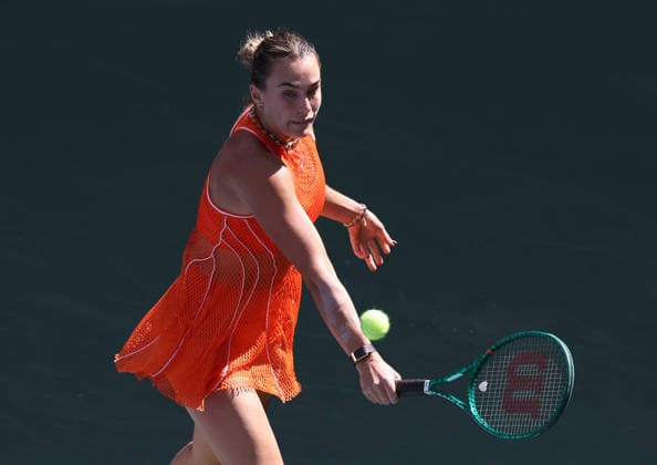 September 5, 2026, New York City, New York, USA: ARYNA SABALENKA during the match against K. Rakhimova of Uzbekistan in the third round of Grand Slam tournament US Open. New York, USA. Sabalenka won 6:3, 6:4. Tennis: US Open - Aryna Sabalenka 6:3, 6:4  - ZUMAc278 20260905_zsp_c278_023 Copyright: xMarcinxCholewinskix
