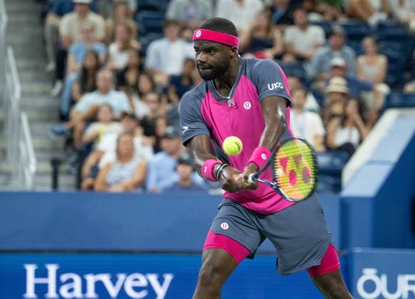 2026 US Open - Day 6 NEW YORK, NEW YORK - SEPTEMBER 4: Frances Tiafoe of the United States returns a shot during his match against Valentin Vacherot of Monaco during the 2026 US Open - Day 6 at USTA Billie Jean King National Tennis Center on September 4, 2026 in New York, New York. New York USTA Billie Jean King National Tennis Center New York United States Copyright: xSusanxMullane ISIxPhotosx 9751