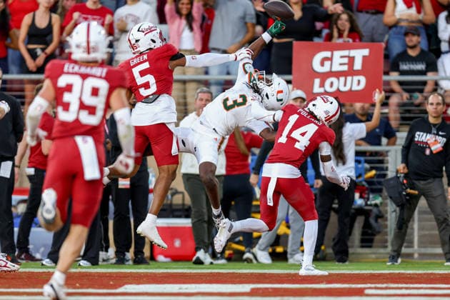 American football, NCAA, Stanford – Miami Hurricanes