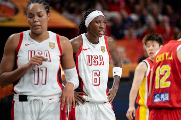 USA v China: Group D - FIBA Women s Basketball World Cup Germany 2026 Rhyne Howard plays during the FIBA Women s Basketball World Cup 2026 match between the United States and China in Berlin, Germany, on September 4, 2026. Berlin United States  Copyright: xMarcinxGolbax originalFilename:golba-unitedst260904_np5g8.jpg