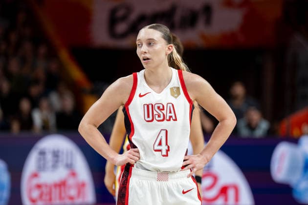 USA v China: Group D - FIBA Women s Basketball World Cup Germany 2026 Paige Bueckers plays during the FIBA Women s Basketball World Cup 2026 match between the United States and China in Berlin, Germany, on September 4, 2026. Berlin United States  Copyright: xMarcinxGolbax originalFilename:golba-unitedst260904_npAXu.jpg