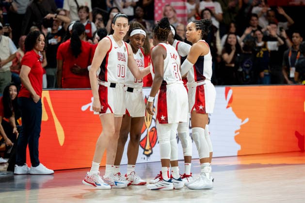 USA v China: Group D - FIBA Women s Basketball World Cup Germany 2026 United States players are seen during the FIBA Women s Basketball World Cup 2026 match between the United States and China in Berlin, Germany, on September 4, 2026. Berlin United States  Copyright: xMarcinxGolbax originalFilename:golba-unitedst260904_npKq6.jpg