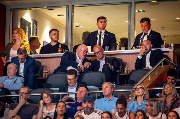 Basketball Berlin, September 4, 2026 FIBA Women’s Basketball World Cup Germany 2026 Preliminary Round Group Spain (ESP) vs. Germany (GER) Federal Chancellor Friedrich Merz in attendance; Ingo Weiss on the left